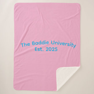 Baddie Blanket Sherpa Deken