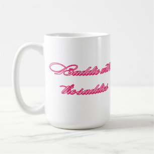 Baddie Met de Saddies Grappige Herkenbare Quote  Koffiemok
