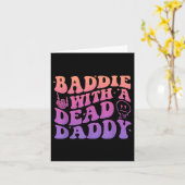 Baddie met een Dead Daddy-ontwerp Kaart (Gele Bloem)
