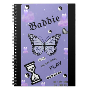 Baddie Paarse School Notitieboek