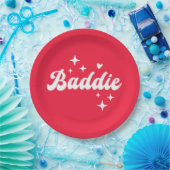 Baddie Papieren Bordje (Feest)