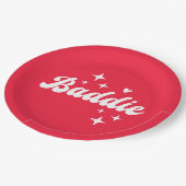 Baddie Papieren Bordje (Gekanteld)