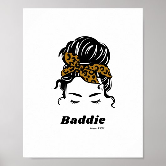  Baddie Poster (Voorkant)