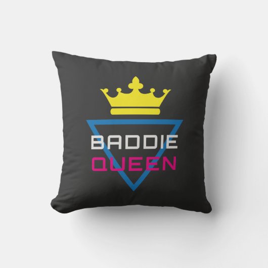 Baddie Queen Kroon Y2K Kussen (Voorkant)