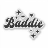 Baddie Sticker (Voorkant)