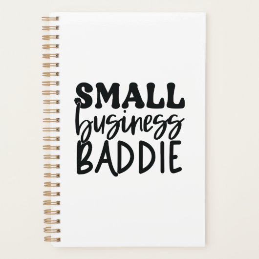 Baddie voor kleine bedrijven planner (Voorkant)