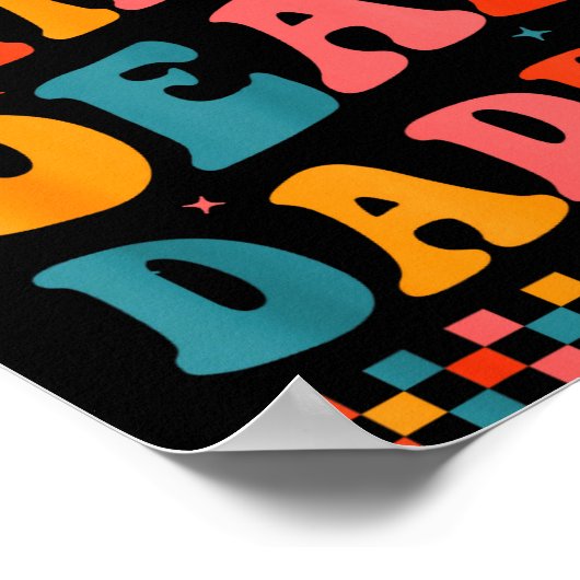 Baddie With A Dead Daddy Dead Dad Club Funny Baddi Poster (Hoek)