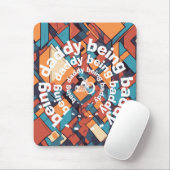 Baddy Daddy Chopper, Geometrisch Rebel Design Muismat (Met muis)