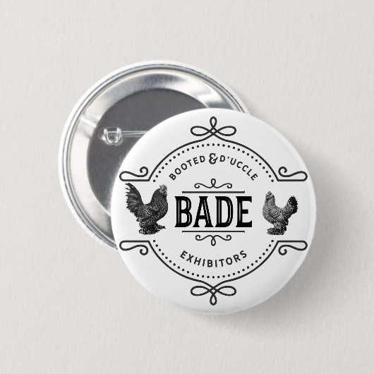 BADE Button Pin (Voorkant /achterkant)