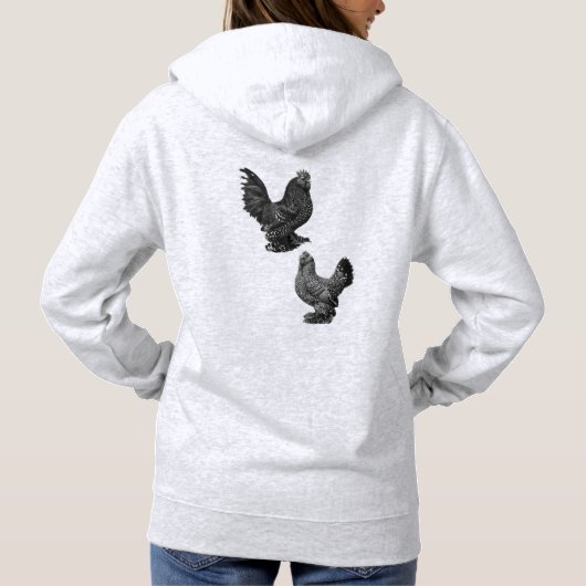 BADE (donker) unisex Basic Hooded Sweatshirt (Achterkant)