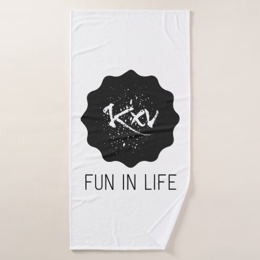 Badehandtuch Fun in Life Badhanddoek (Badhanddoek)