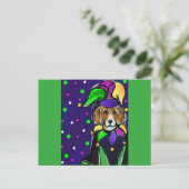 BADELHOND BRIEFKAART (Staand voorkant)