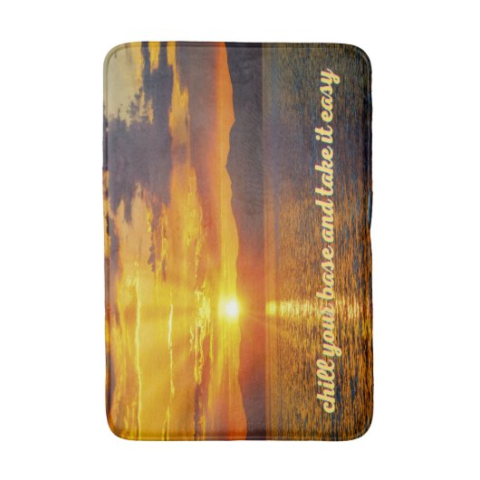 Badematte Chill Your Base Badmat (Voorkant Verticaal)