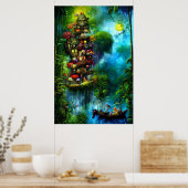 Baden #17 (Portret) Poster (Keuken)