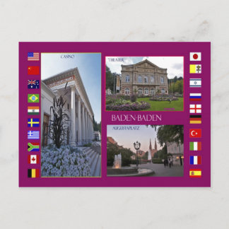 Baden-Baden Ansichtskarte Briefkaart