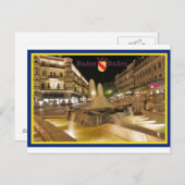 Baden-Baden Ansichtskarte Briefkaart (Voorkant / Achterkant)