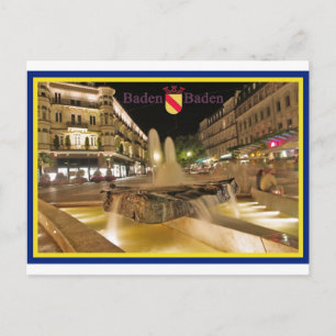 Baden-Baden Ansichtskarte Briefkaart