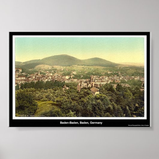 Baden-Baden, Baden, Duitsland Poster (Voorkant)