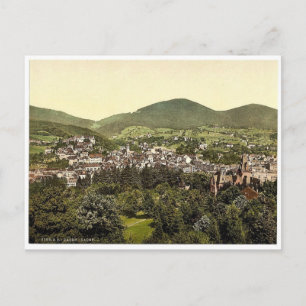 Baden-Baden, Baden, Duitsland, zeldzaam Photochrom Briefkaart