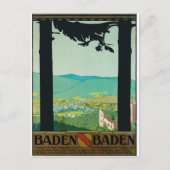 Baden Baden, City and Surround, Duitsland Briefkaart (Voorkant)