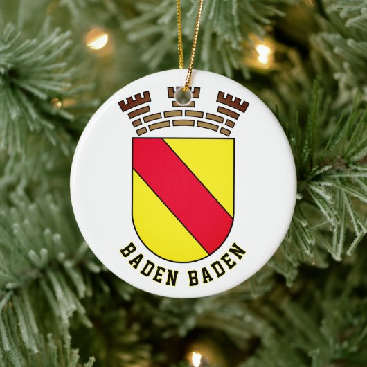 Baden Baden coat of arms - GERMANY Keramisch Ornament (Boom)