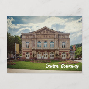 Baden Baden Duitsland Briefkaart