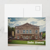 Baden Baden Duitsland Briefkaart (Voorkant / Achterkant)