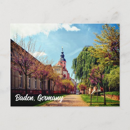 Baden Baden Duitsland Briefkaart (Voorkant)