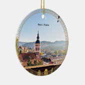 Baden-Baden, Duitsland; Keramisch Ornament (Rechts)