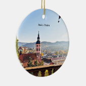 Baden-Baden, Duitsland, schilderachtig landschap Keramisch Ornament (Rechts)