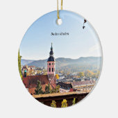 Baden-Baden, Duitsland, schilderachtig landschap Keramisch Ornament (Links)