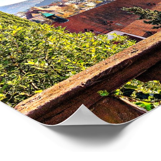 Baden-Baden, Duitsland, schilderachtig landschap Poster (Hoek)