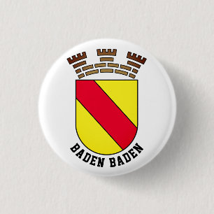 Baden Baden-wapen - DUITSLAND Ronde Button 3,2 Cm