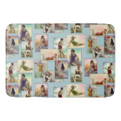  baden Beauties op blauw Badmat (Voorkant)
