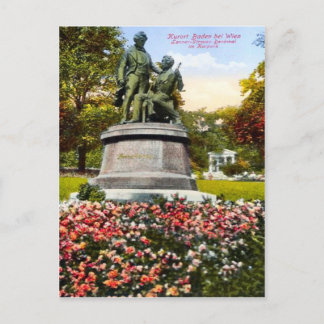 Baden bei Wien, Lanner-Strauss-Denkmal Briefkaart