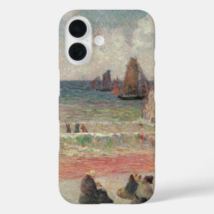 Baden bij Dieppe van Paul Gauguin, Vintage Fine Ar iPhone 16 Hoesje