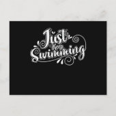 Baden blijft gewoon zwemmen briefkaart (Voorkant)