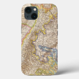 Baden Duitsland Atlas Kaart iPhone 13 Hoesje