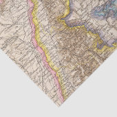 Baden Duitsland Atlas Map Tissuepapier (Detail)