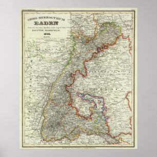 Baden, Duitsland Poster