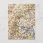 Baden Germany Atlas Map Briefkaart (Voorkant)