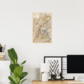 Baden Germany Atlas Map Poster (Thuiskantoor)