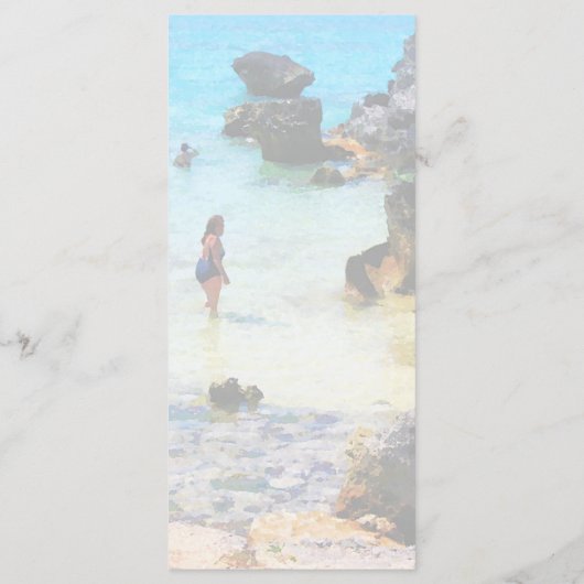 Baden in het Ocean St. George Wedding Menu (Achterkant)