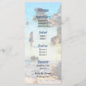 Baden in het Ocean St. George Wedding Menu (Voorkant)