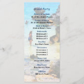 Baden in het Ocean St. George Wedding Programme Programmakaart (Achterkant)