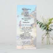 Baden in het Ocean St. George Wedding Programme Programmakaart (Staand voorkant)
