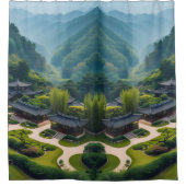 Baden in schoonheid - Natuur en architectuur in el Douchegordijn (Voorkant)