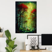 Baden nr. 5 (Portret) Poster (Thuiskantoor)