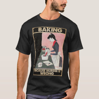 baden omdat moord verkeerd is t-shirt