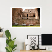 Baden van Caracalla Poster (Thuiskantoor)